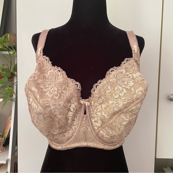 Pour Moi lace bra in blush size UK 32J - Picture 2 of 16